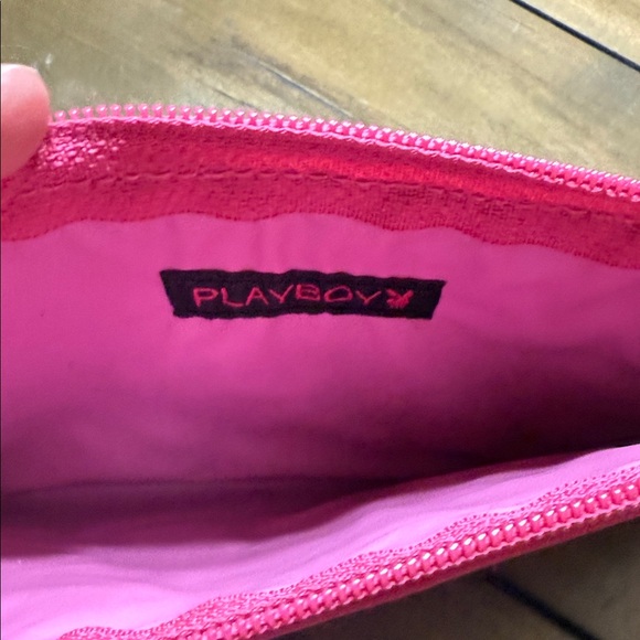 PLAYBOY Pink Zipper Pouch